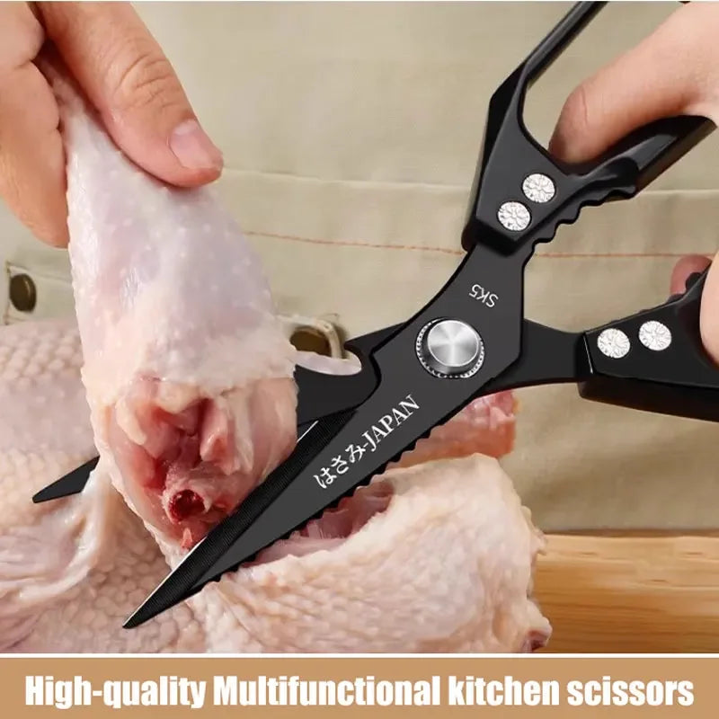5 in 1 Kitchen Shears Stainless Steel Poultry Scissors
