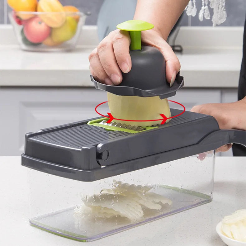 5-in-1 Vegetable Slicer – Mandoline & Dicer Set