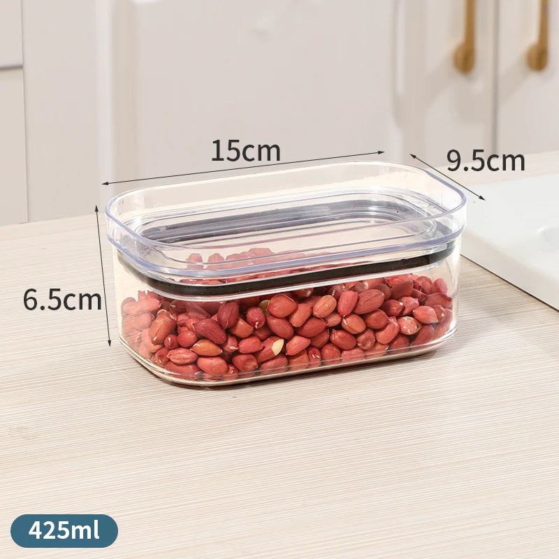 4 Piece Airtight Food Storage Containers Stackable