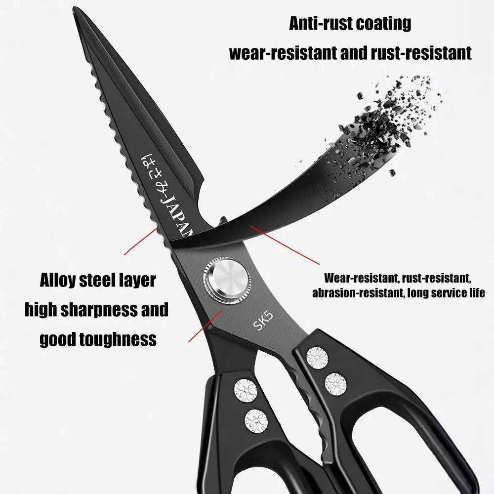 5 in 1 Kitchen Shears Stainless Steel Poultry Scissors