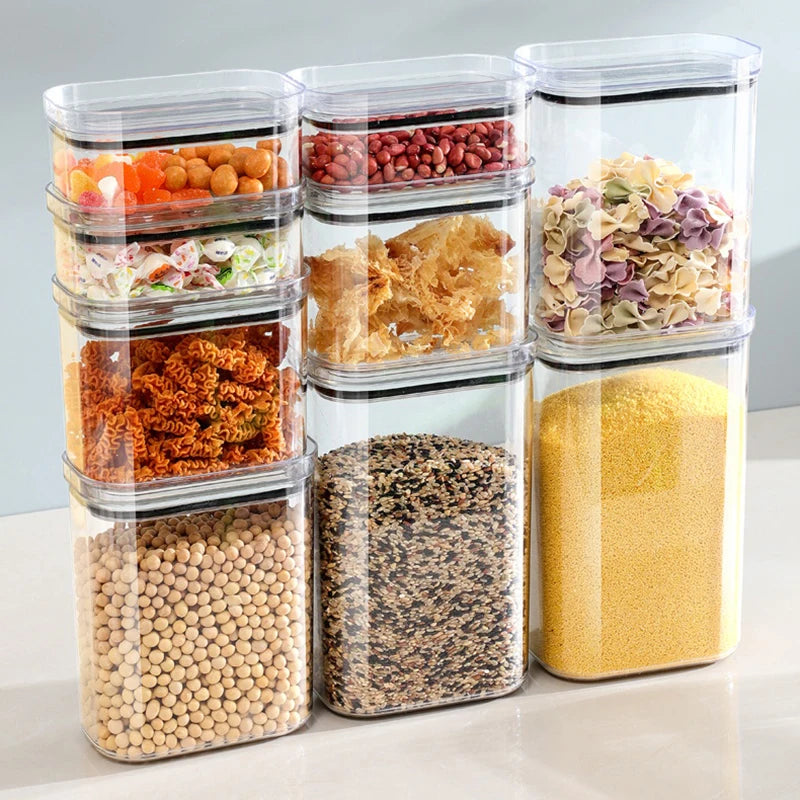 4 Piece Airtight Food Storage Containers Stackable