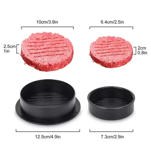 3 in 1 Non Stick Burger Press and Patty Maker
