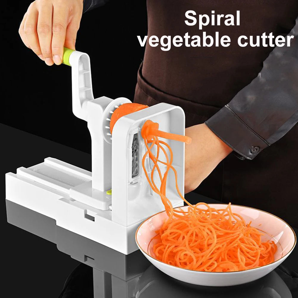 4-in-1 Vegetable Cutter – Slicer & Spiralizer